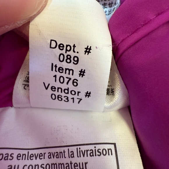 Eddie Bauer Quilted Goose Down Coat Womens Large Tall Purple First Ascent Jacket - Picture 7 of 10